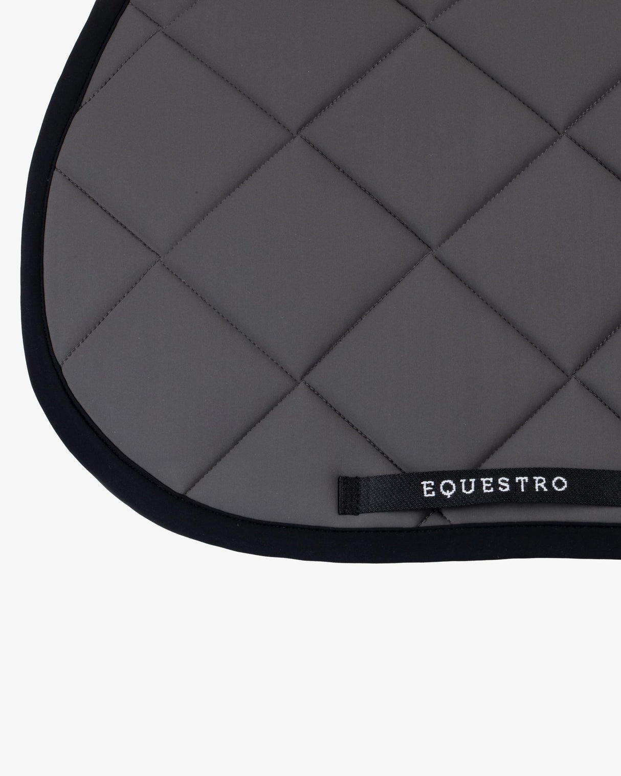 Jumping saddle pad with embroidered logo black line edition - VAPOR BLUE 75JM
