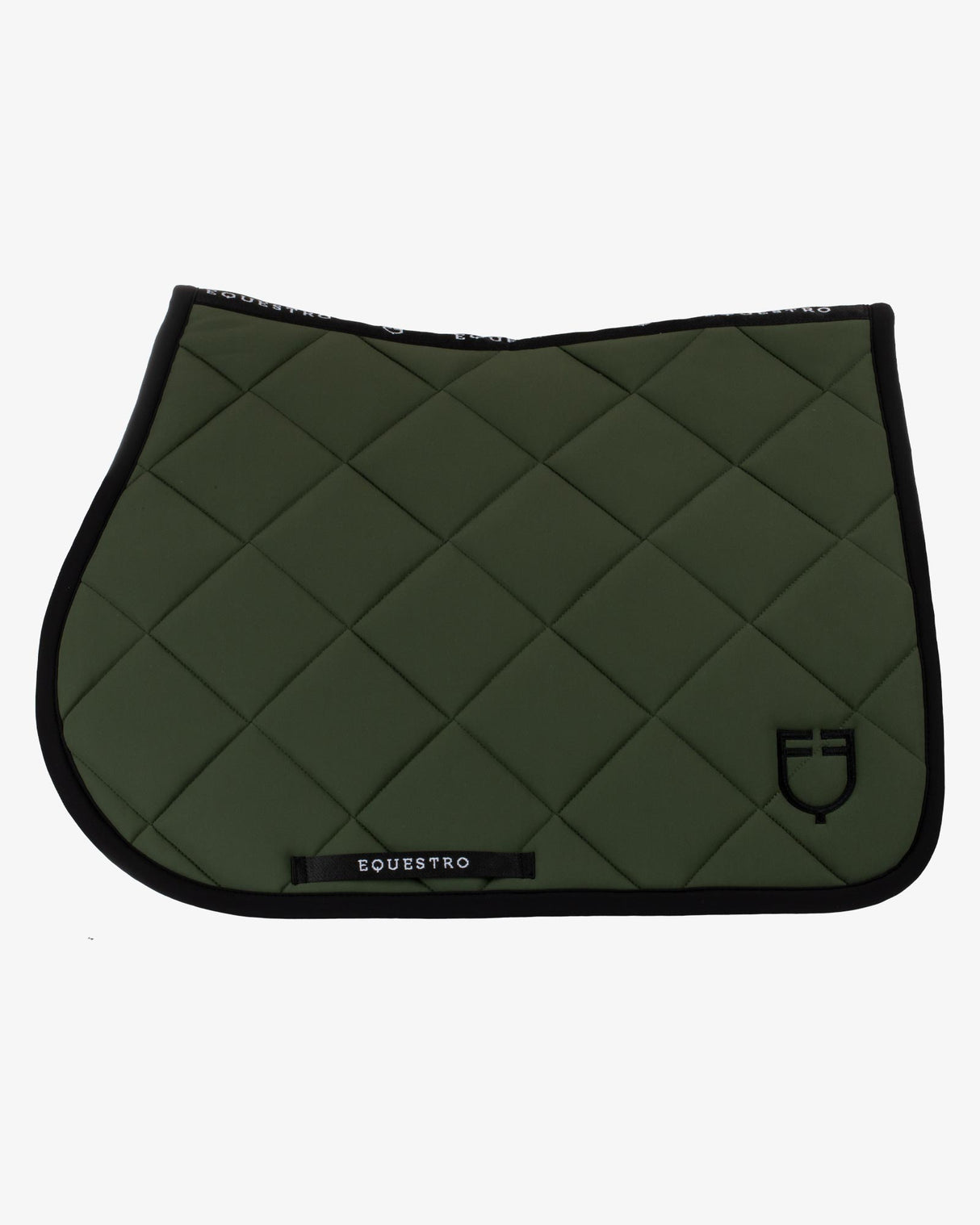Jumping saddle pad with embroidered logo black line edition - DUFFEL BAG