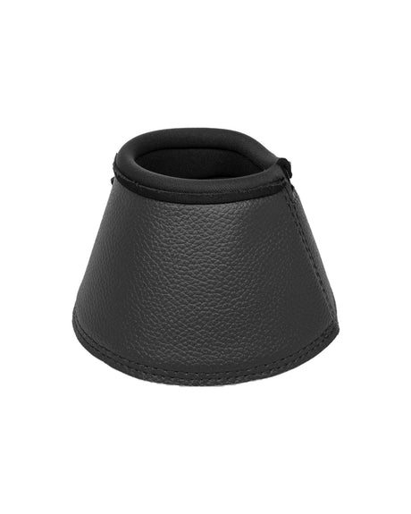 Acavallo Bell Boots Eco-Leather & Hook-And-Loop Closure #colour_black