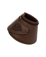 Acavallo Bell Boots Eco-Leather & Hook-And-Loop Closure #colour_brown
