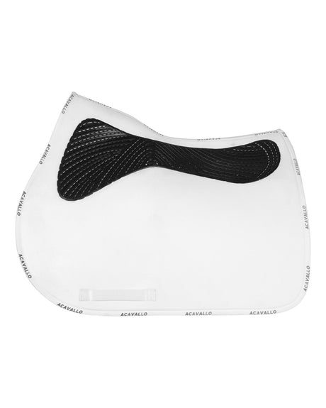 Acavallo Twin Sided Classic Gel Dressage Pad With Rope #colour_white