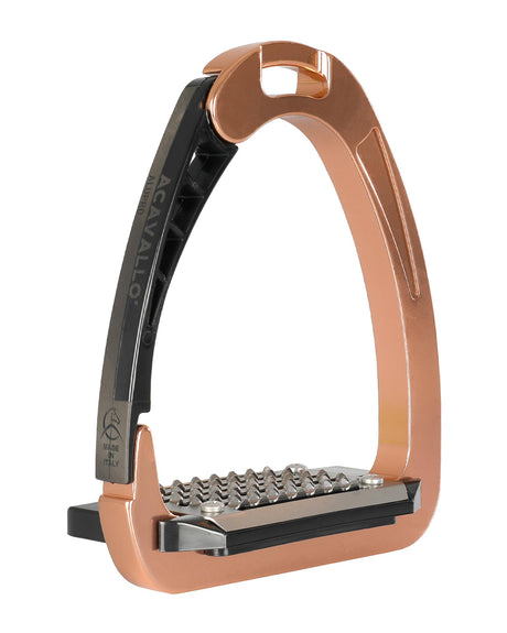 Acavallo Arena AluPro Stirrups #colour_rose-gold