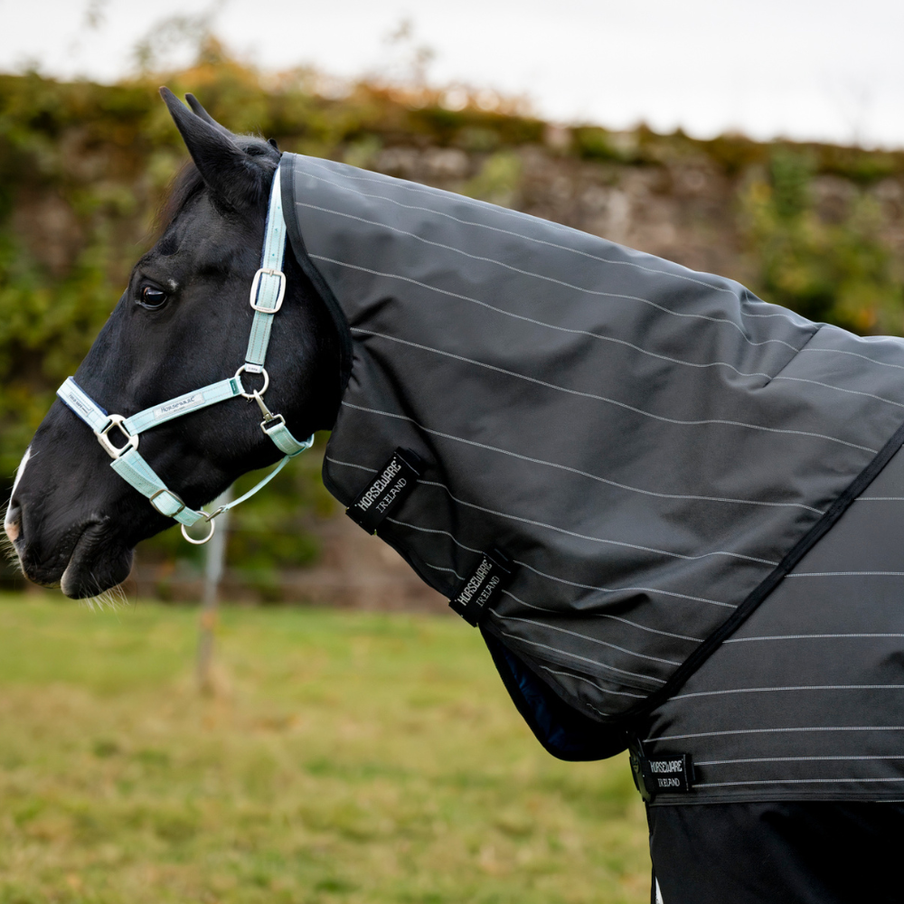 Horseware Ireland Amigo 1200D FieldSafe Reflectech Plus 100g Turnout Rug #colour_black-reflective-black