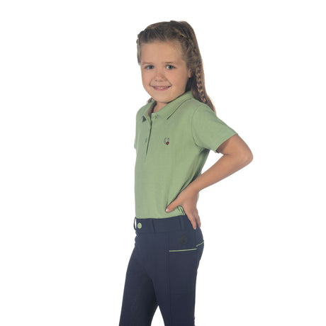 HKM Children's Polo Shirt -Claire- #colour_jade-green