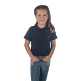 HKM Children's Polo Shirt -Claire- #colour_deep-blue