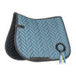 HKM Saddle Cloth -Nele- #colour_smokey-blue