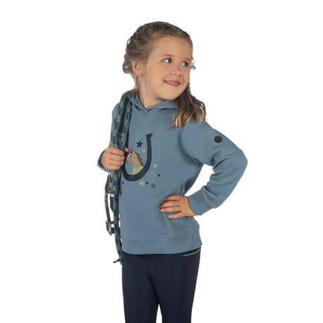 HKM Children's Hoody -Diana- #colour_smokey-blue