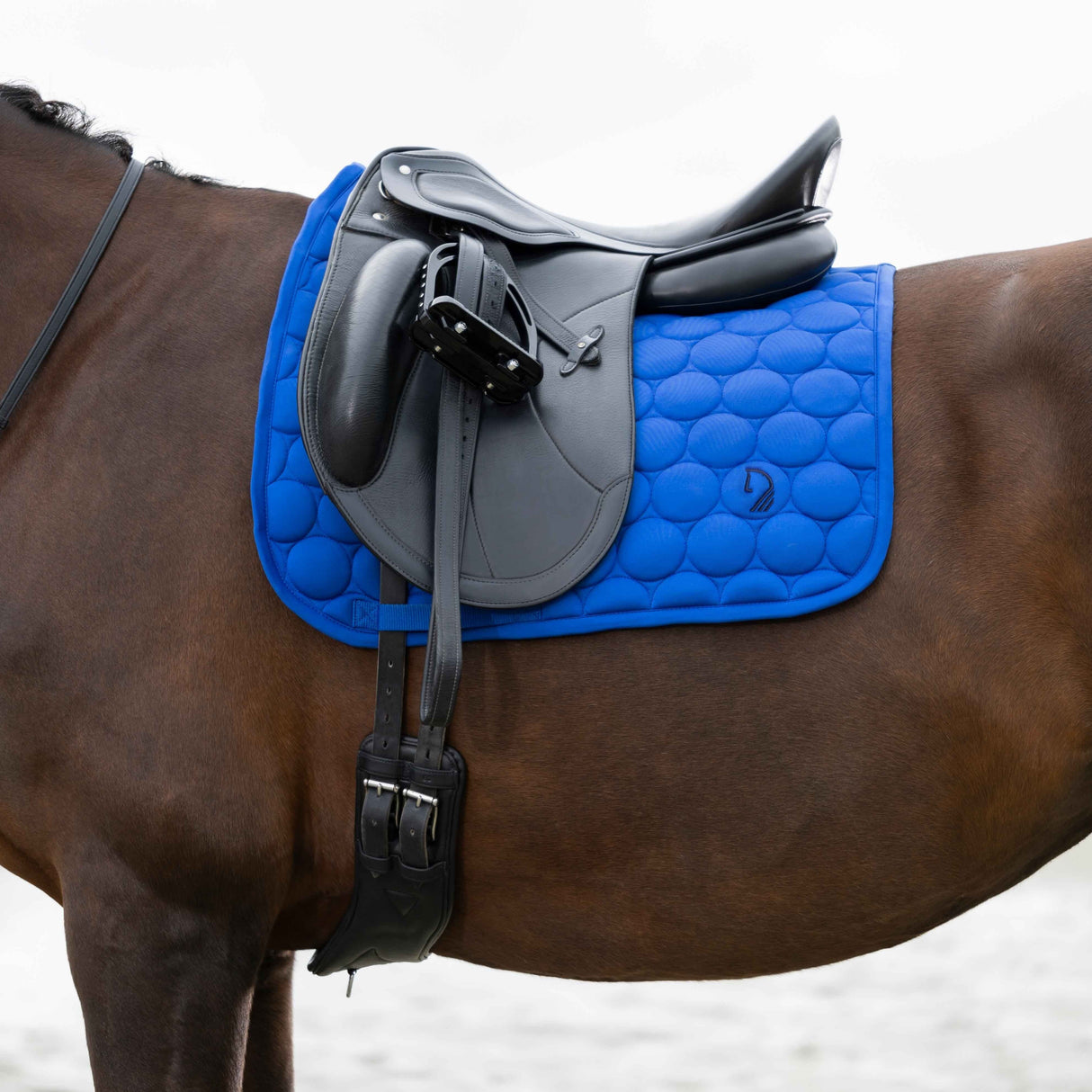 HKM Saddle Cloth -Amalfi Sportive- #colour_blue