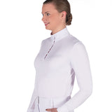 HKM Ladies Competition Shirt -Hunter- Long Sleeve