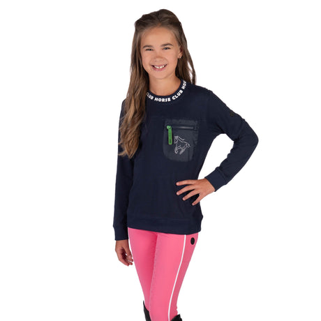 HKM Children's Longsleeve Shirt -Maui- #colour_deep-blue