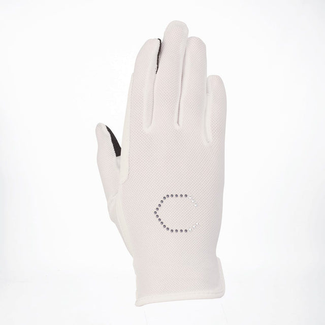 Coldstream Next Generation Children's Lintlaw CoolMesh Summer Riding Gloves #colour_white