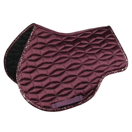 Hy Equestrian Enchanted Collection Saddle Pad #colour_plum-rose-gold