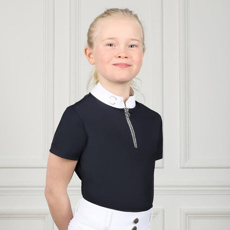 Coldstream Next Generation Children's Elrick Show Shirt #colour_navy