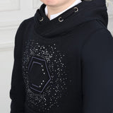 Coldstream Next Generation Children's Swanlaws Diamante Hoodie #colour_navy