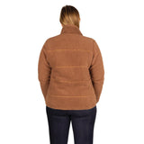 Hy Equestrian Elevate Style Teddy Fleece Jacket #colour_brown