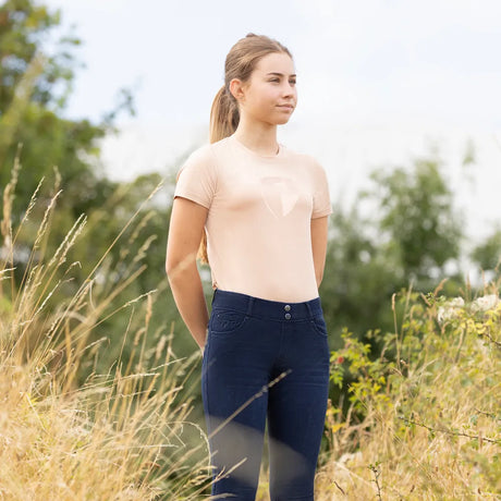 Hy Equestrian Elevate Allure Mizs T-Shirt #colour_maple-sugar