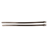 Hy Equestrian Children's Diamante Stud Spur Straps #colour_brown