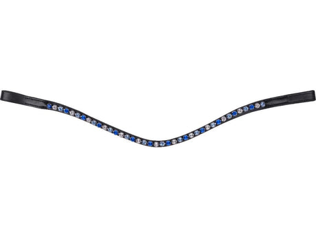 Waldhausen X-line Glam Browband #colour_saphire-blue-night-blue-silver