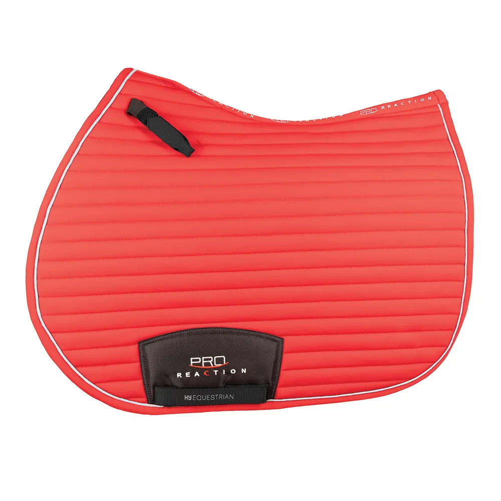 ProReaction Horizon GP/Jumping Saddle Pad by Hy Equestrian #colour_red