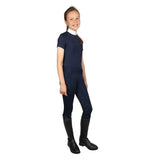 Hy Equestrian Children's Roka Reign Riding Tights #colour_navy