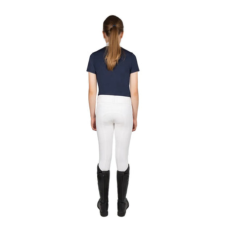 Hy Equestrian Children's Roka Reign Riding Tights #colour_white