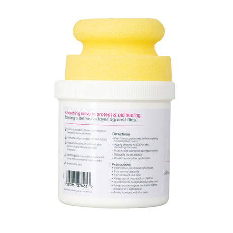 HyHEALTH STOP THAT ITCH! Fly Shield Salve with Circular Sponge by Hy Equestrian