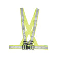 Reflector Adjustable Harness by Hy Equestrian #colour_yellow
