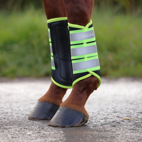 Shires ARMA EQUI-FLECTOR® Brushing Boots #colour_yellow