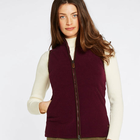 Dubarry Womens Carbury Gilet #colour_ox-blood