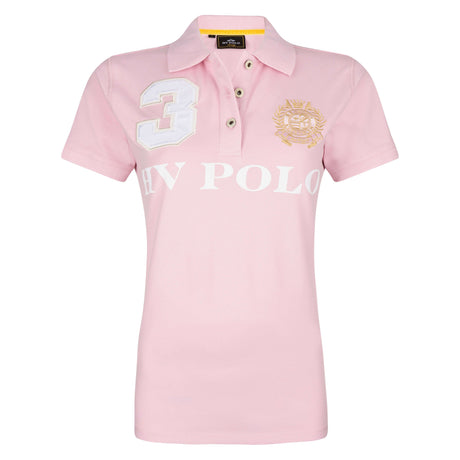 HV Polo Favouritas EQ Children's Short Sleeve Polo Shirt #colour_pink