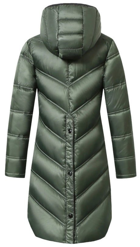 Covalliero Children's Padded Coat #colour_opal-green