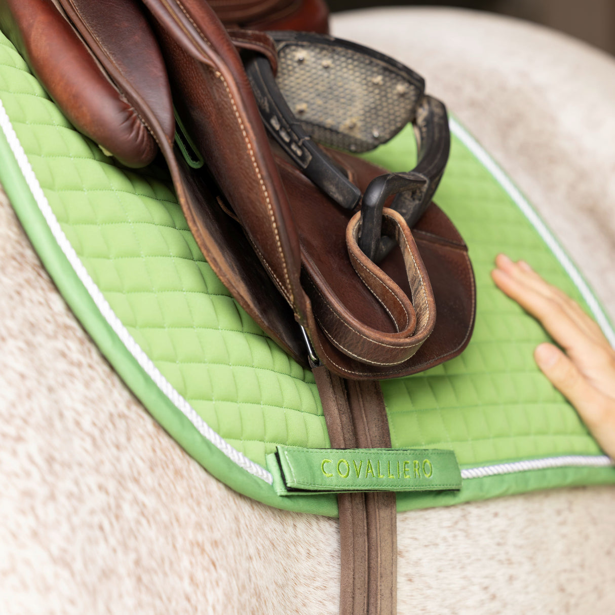 Covalliero General Purpose Saddle Pad #colour_green