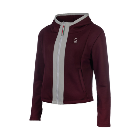 HKM Women's Sweat Jacket -Livigno- #colour_bordeaux