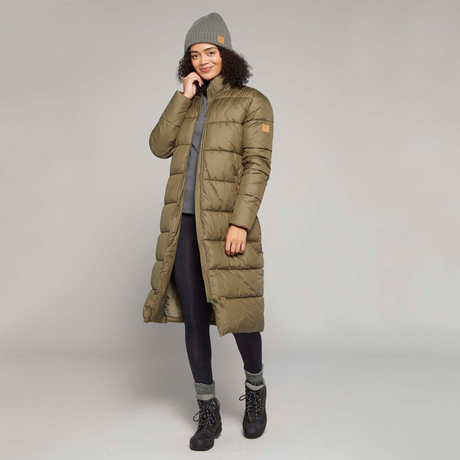 Toggi Elevation Padded Long Coat #colour_khaki