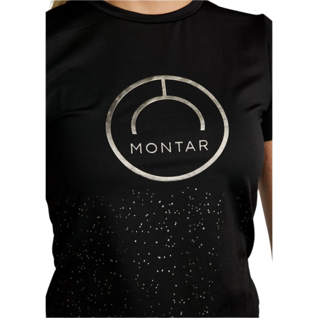 Montar MoSille with Gun Metal Logo T-Shirt #colour_black