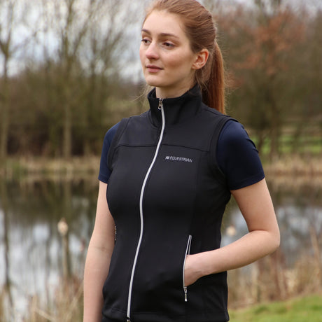 Hy Equestrian Synergy Flex Gilet #colour_black