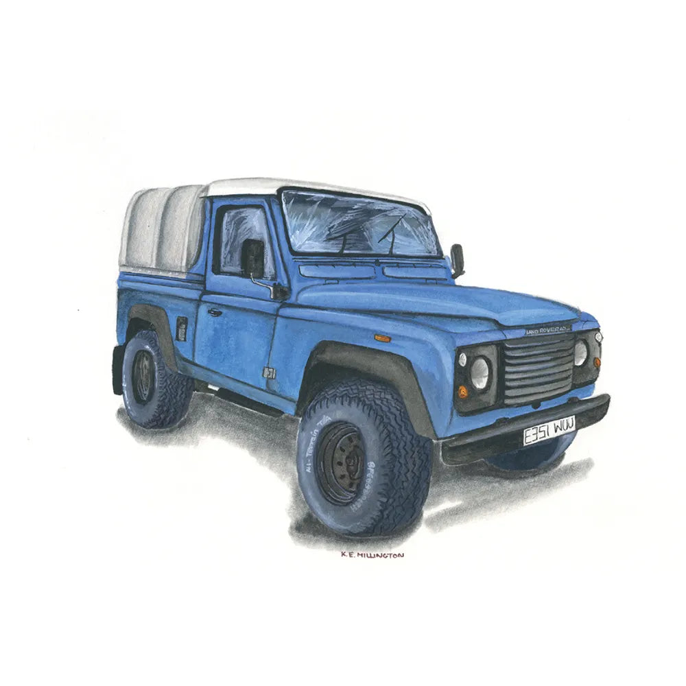 Kevin Milner Countryside Cards #style_landrover-defender