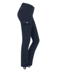 E.L.T Ladies Micro Jodhpur Cargo Silicone Breeches #colour_night-blue