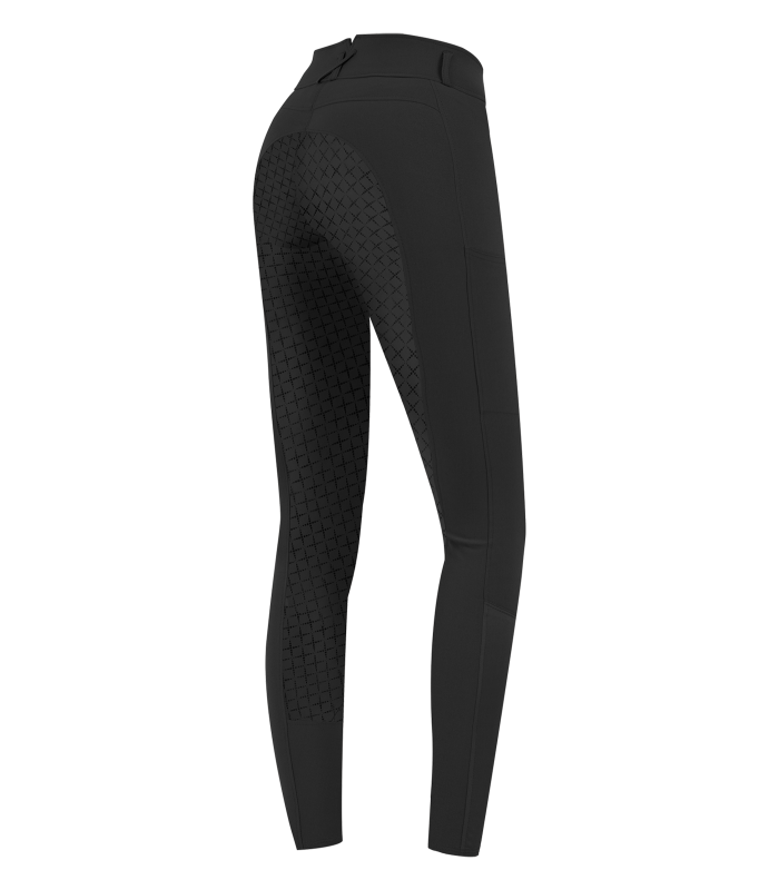 E.L.T Micro Child Sport Silicone High Waist Riding Breeches #colour_black