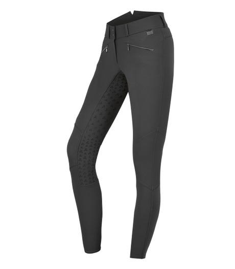 E.L.T Ladies Hella High Waist Silicone Breeches #colour_asphalt