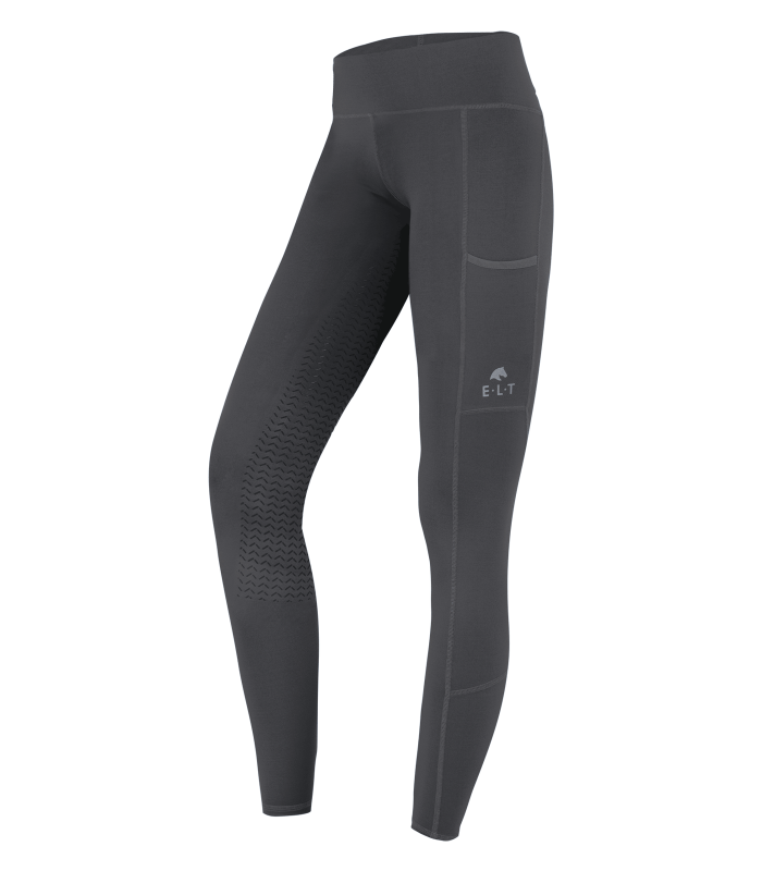 E.L.T Ella Ladies Riding Thermal Leggings #colour_asphalt