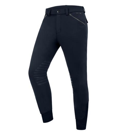 E.L.T Men's Mailo Knee Silicone Breeches #colour_deep-blue