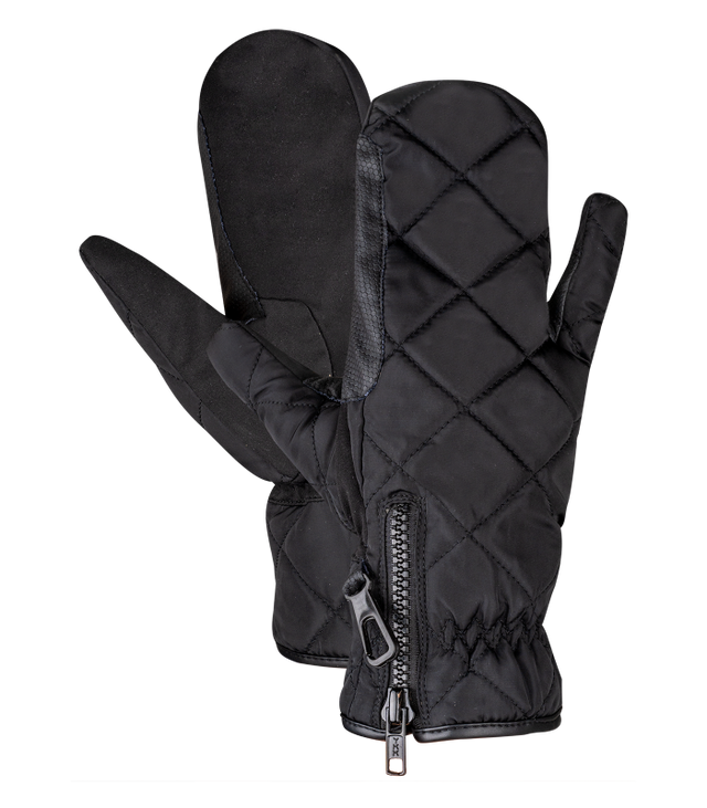 E.L.T Adult Diamond Winter Plus Riding Gloves #colour_black