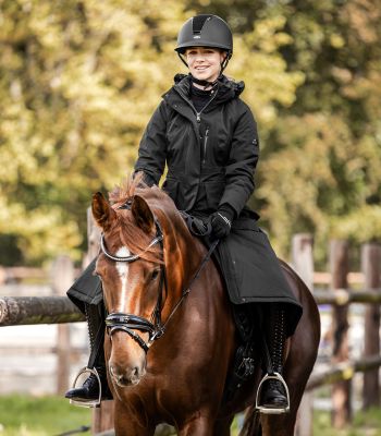 E.L.T Opal Ladies Winter-Performance-Riding Coat #colour_black