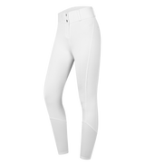 E.L.T Essential Ladies High Waist Silicone Breeches #colour_white