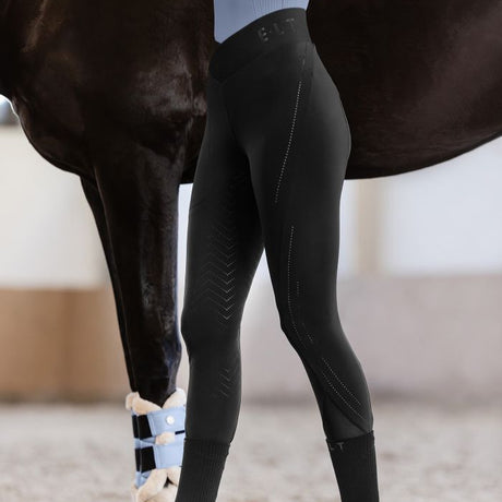 E.L.T Pia Children's Riding Leggings #colour_black