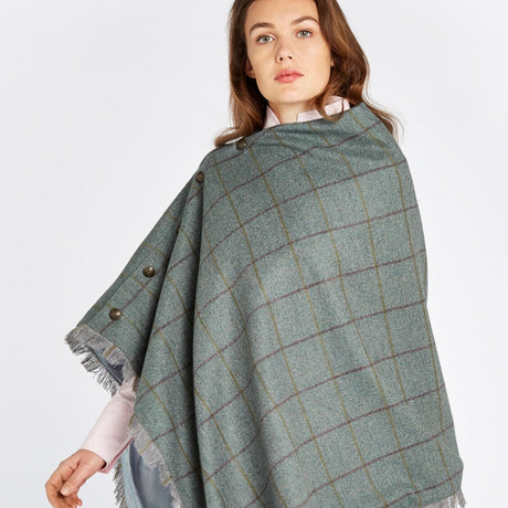 Dubarry Womens Hazelwood Tweed Poncho #colour_sorrel