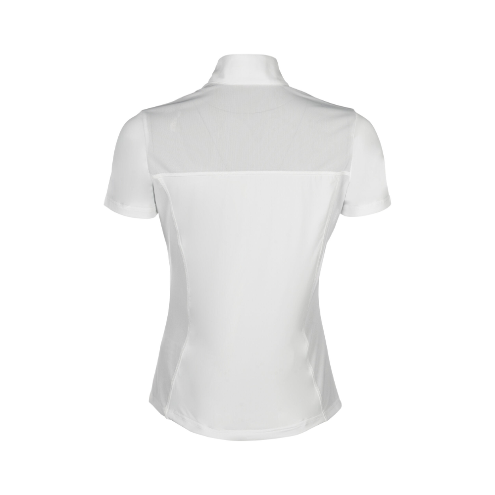 HKM Ladies Short Sleeve Competition Shirt -Skadi- #colour_white