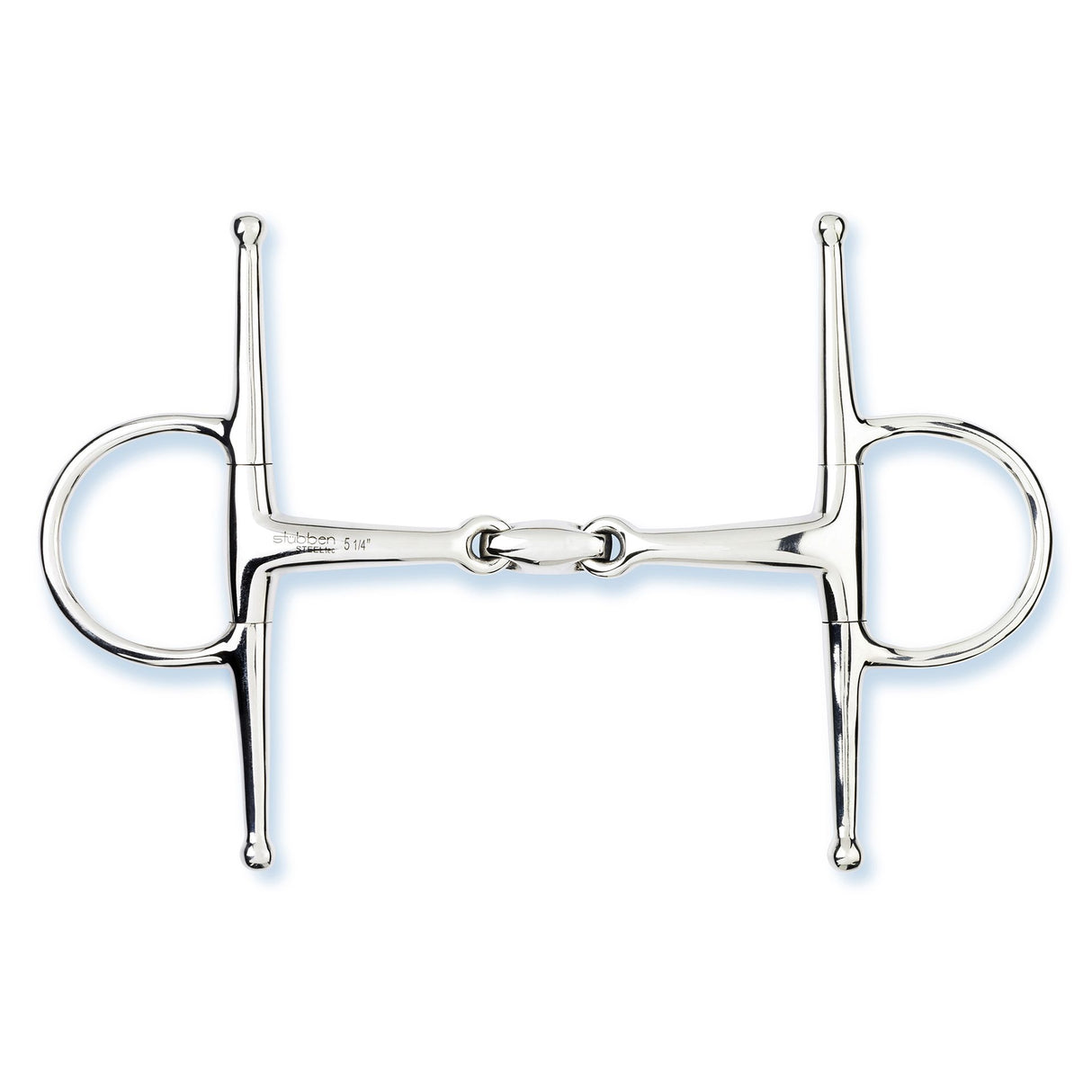 Stubben 2271 Easy Control Double Broken Stainless Steel Full Cheek Snaffle