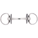Nathe 18mm Single Jointed +Stainless Steel Ring Eggbutt Bit